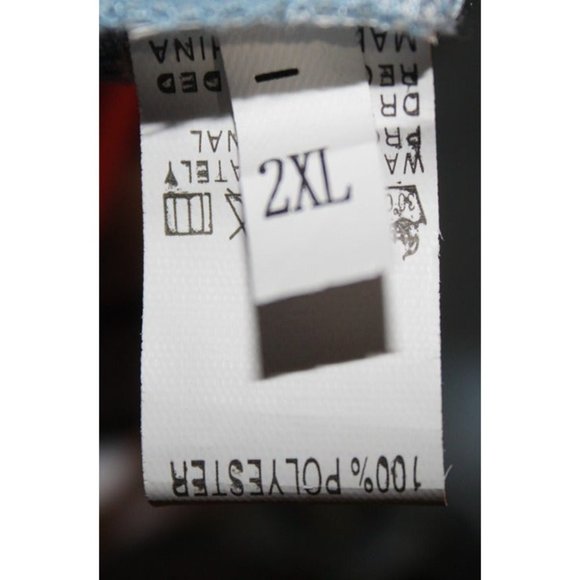 Women's Multi-Colored Bandana Patched Jeans With Pre Cut Rips Size 2XL - Picture 9 of 9